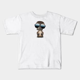 Cool Baby Platypus Wearing Sunglasses Kids T-Shirt
